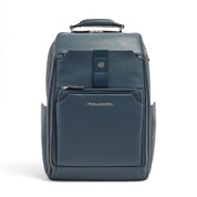 Zaino da viaggio porta pc 15,6" Tebe in pelle Piquadro
