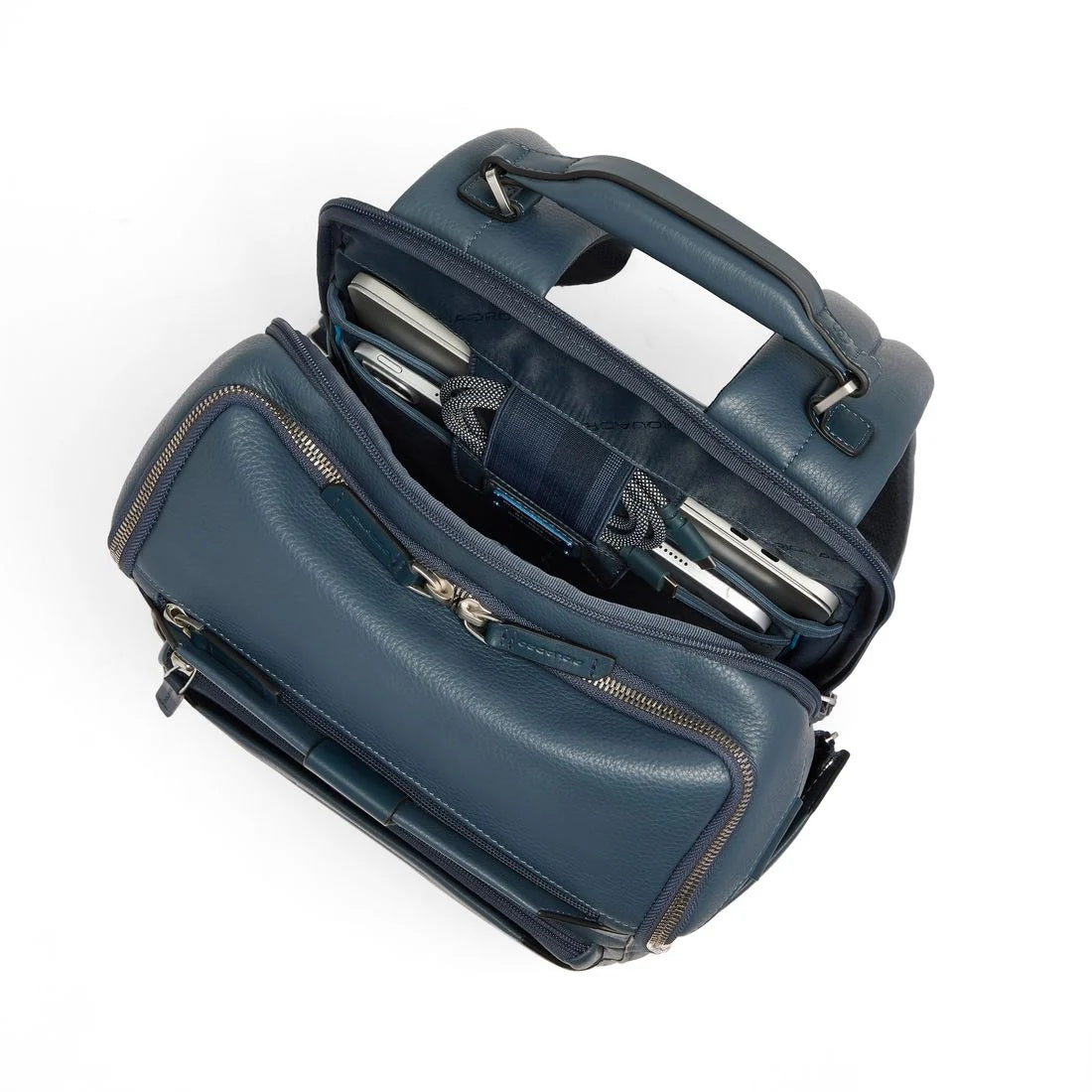 Zaino da viaggio porta pc 15,6" Tebe in pelle Piquadro