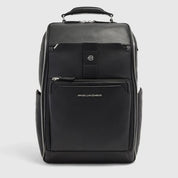 Zaino da viaggio porta pc 15,6" Tebe in pelle Piquadro