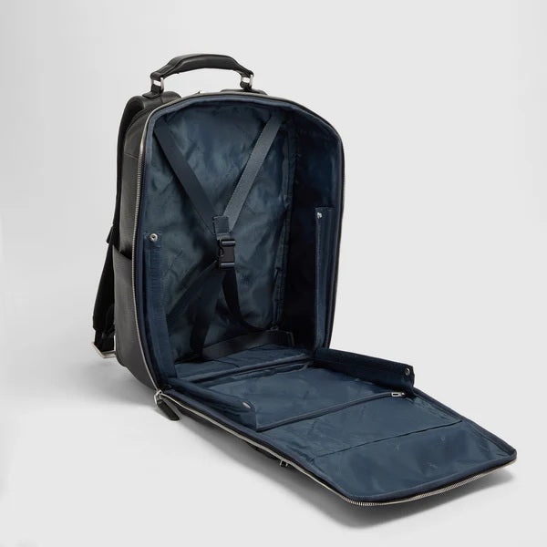 Zaino da viaggio porta pc 15,6" Tebe in pelle Piquadro
