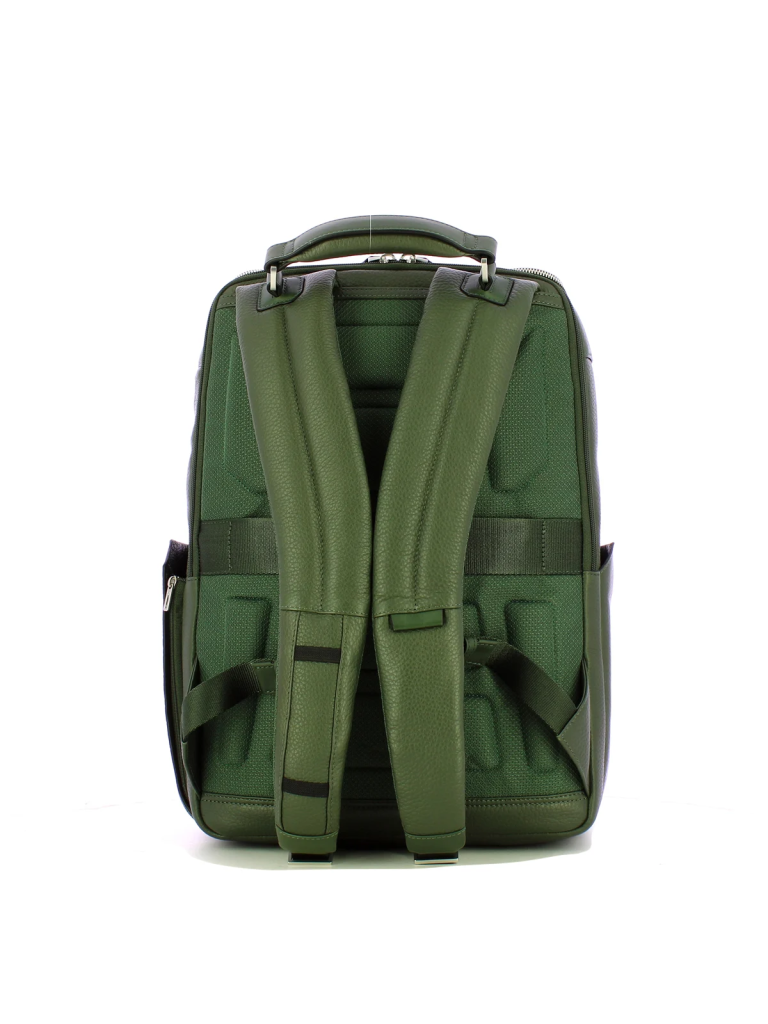 Zaino da viaggio porta pc 15,6" Tebe in pelle Piquadro