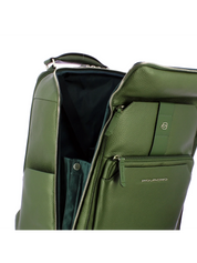 Zaino da viaggio porta pc 15,6" Tebe in pelle Piquadro