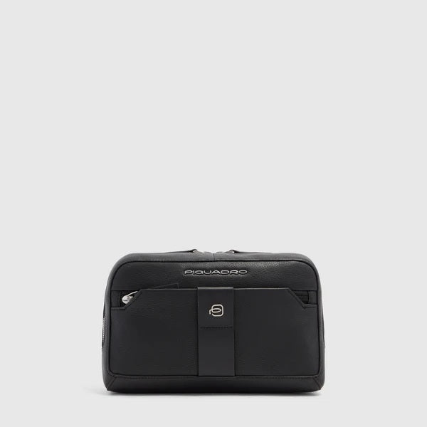 Piquadro Tebe leather clutch