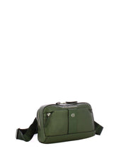 Piquadro Tebe leather clutch
