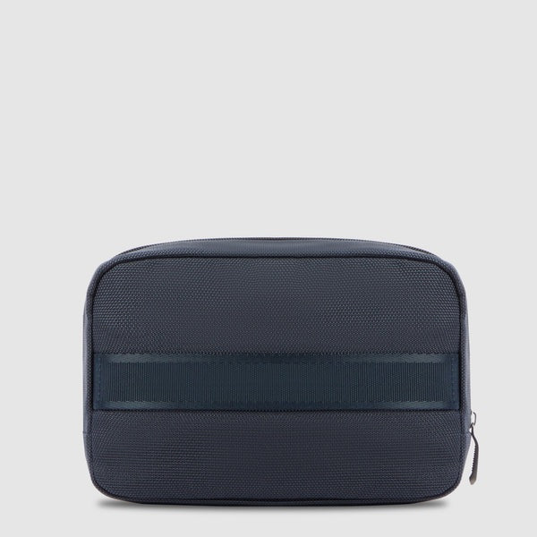 Piquadro Rover fabric and leather beauty case