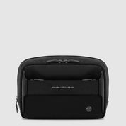 Beauty case Rover in tessuto e pelle Piquadro