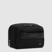 Beauty case Rover in tessuto e pelle Piquadro