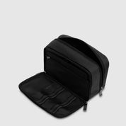 Beauty case Rover in tessuto e pelle Piquadro
