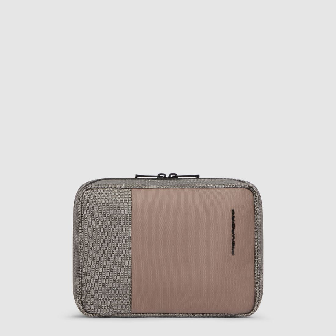 Piquadro SYNC beauty case in recycled fabric and leather