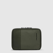 Beauty case SYNC in tessuto riciclato e pelle Piquadro
