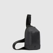 Piquadro SYNC smartphone holder in recycled fabric and leather