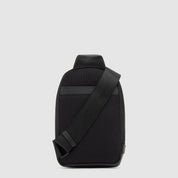 Piquadro SYNC smartphone holder in recycled fabric and leather