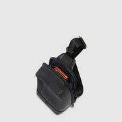Piquadro SYNC smartphone holder in recycled fabric and leather