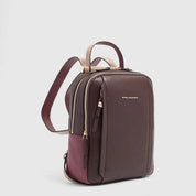 Backpack for pc and iPad®Pro 12.9 " Circle in leather Piquadro