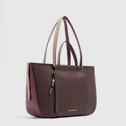 Borsa Shopping bag porta pc 14" Circle in pelle Piquadro