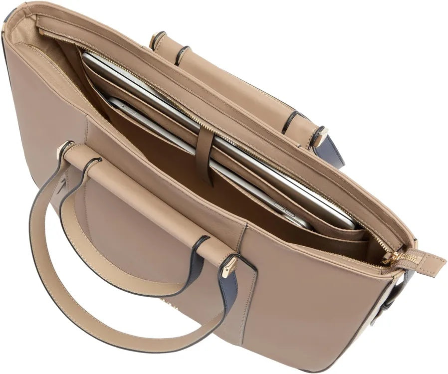 Borsa Shopping bag porta pc 14" Circle in pelle Piquadro