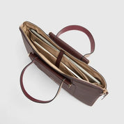 Circle Piquadro expandable briefcase for 15.6" pc