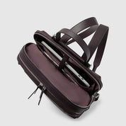 Zaino porta PC e porta iPad®Pro 13" Lyra in tessuto riciclato e pelle Piquadro