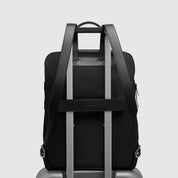 Piquadro Lyra backpack for laptop and 13" iPad® Pro, in recycled fabric and leather