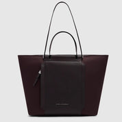 Borsa Shopping bag porta pc 14" Lyra in tessuto riciclato e pelle Piquadro