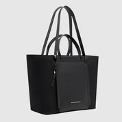 Borsa Shopping bag porta pc 14" Lyra in tessuto riciclato e pelle Piquadro