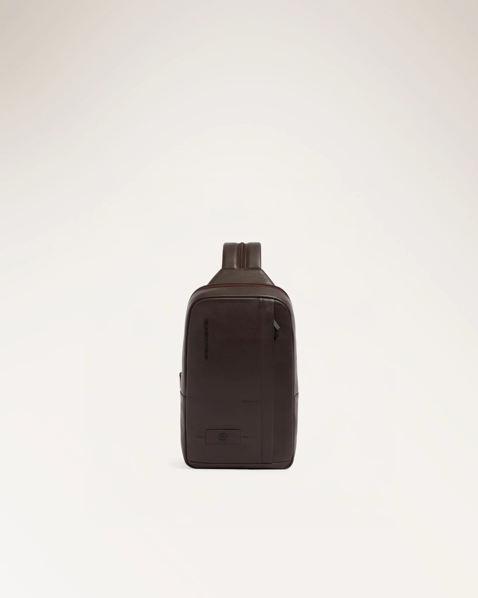 Piquadro Russel leather iPad sling bag
