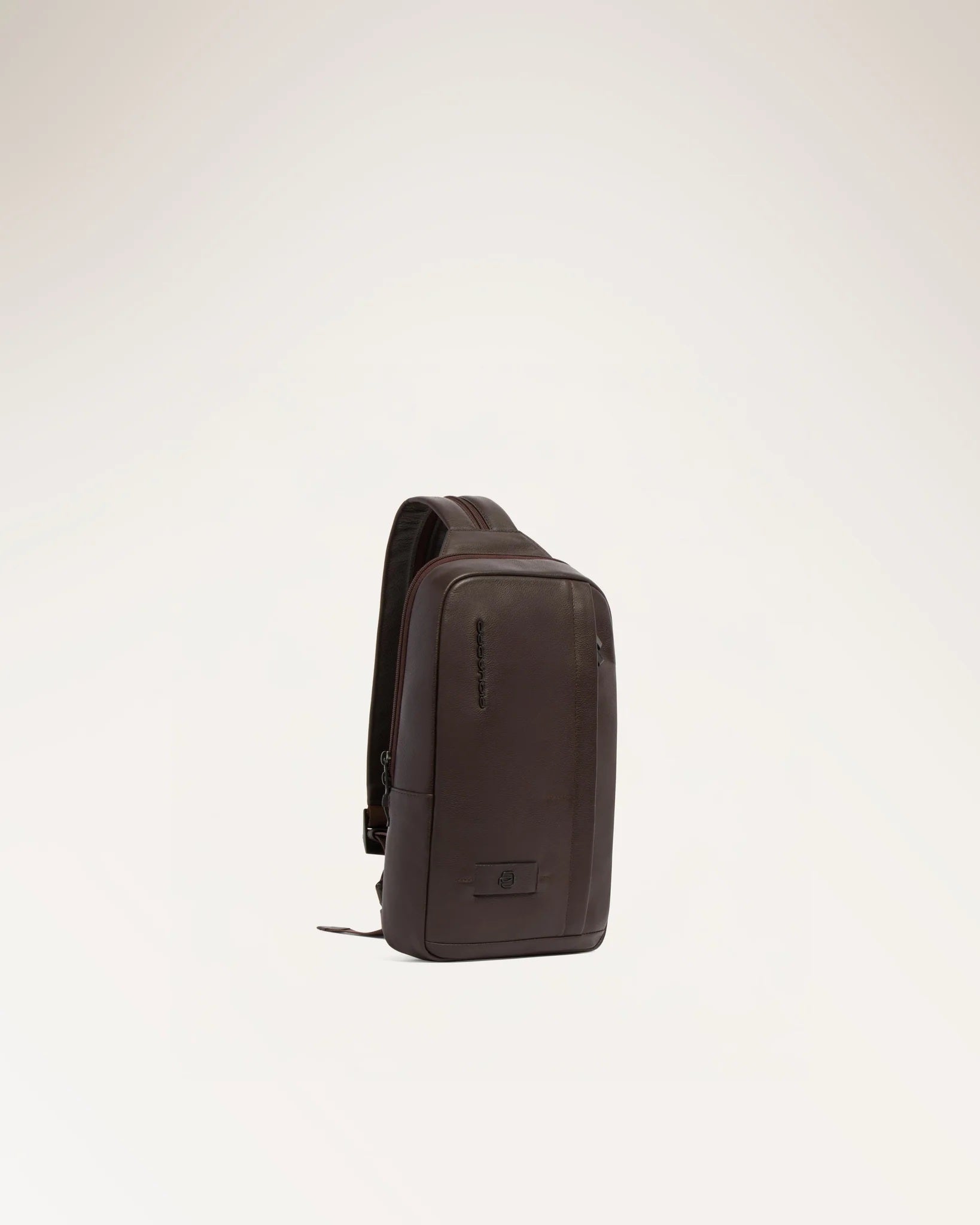 Piquadro Russel leather iPad sling bag
