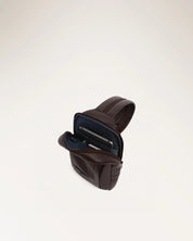 Piquadro Russel leather iPad sling bag