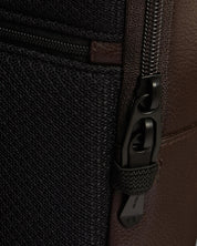 Piquadro Russel leather iPad sling bag