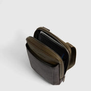 Borsello Black Square per iPad® Mini in pelle Piquadro
