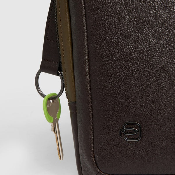 Borsello Black Square per iPad® Mini in pelle Piquadro