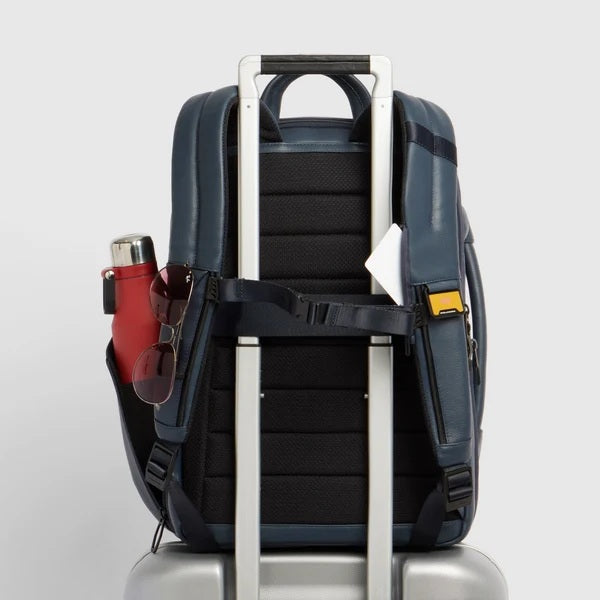 Zaino da viaggio porta pc 15,6" Russel in pelle Piquadro