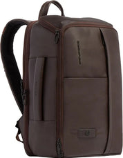 Piquadro Russel leather travel backpack for 15.6" laptop