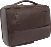 Piquadro Russel leather travel backpack for 15.6" laptop