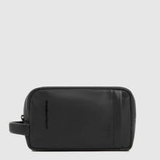 Piquadro Russel leather toiletry bag