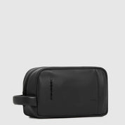 Piquadro Russel leather toiletry bag