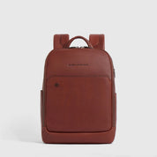Zaino da viaggio porta pc 13" Black Square in pelle Piquadro