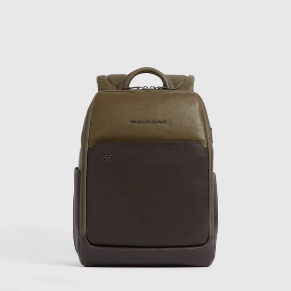 Zaino da viaggio porta pc 13" Black Square in pelle Piquadro