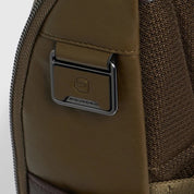 Zaino da viaggio porta pc 13" Black Square in pelle Piquadro