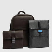 Zaino porta pc 14" Materia in pelle Piquadro