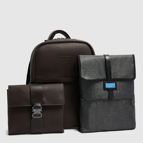 Zaino porta pc 14" Materia in pelle Piquadro