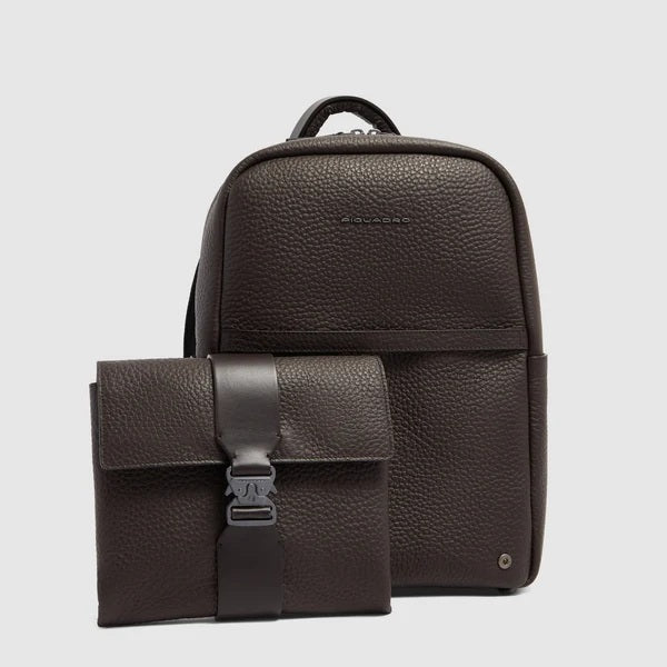 Zaino porta pc 14" Materia in pelle Piquadro