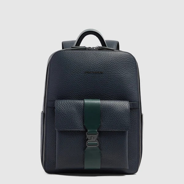 Zaino da viaggio porta pc 15,6" Materia in pelle Piquadro