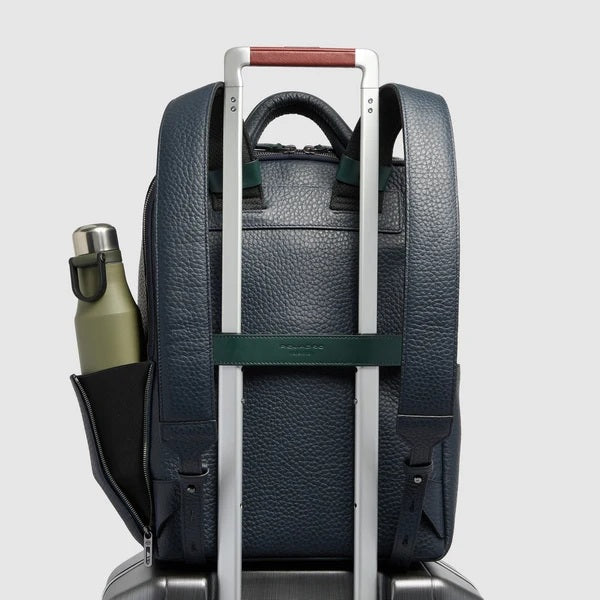 Zaino da viaggio porta pc 15,6" Materia in pelle Piquadro