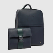 Zaino da viaggio porta pc 15,6" Materia in pelle Piquadro