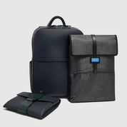 Zaino da viaggio porta pc 15,6" Materia in pelle Piquadro