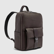 Zaino da viaggio porta pc 15,6" Materia in pelle Piquadro