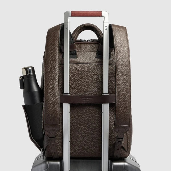 Zaino da viaggio porta pc 15,6" Materia in pelle Piquadro