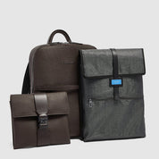 Zaino da viaggio porta pc 15,6" Materia in pelle Piquadro