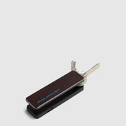 Piquadro Blue Square tracker keychain